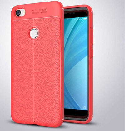 Xiaomi Redmi Note 5A Kılıf Zore Niss Silikon Kapak Kırmızı