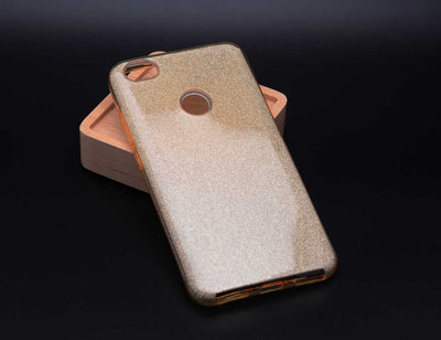 Xiaomi Redmi Note 5A Kılıf Zore Shining Silikon Gold