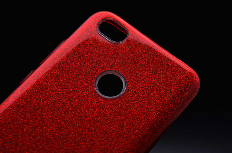 Xiaomi Redmi Note 5A Kılıf Zore Shining Silikon Siyah