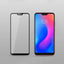 Xiaomi Redmi Note 6 Pro Zore Kenarları Kırılmaya Dayanıklı Cam Ekran Koruyucu Siyah