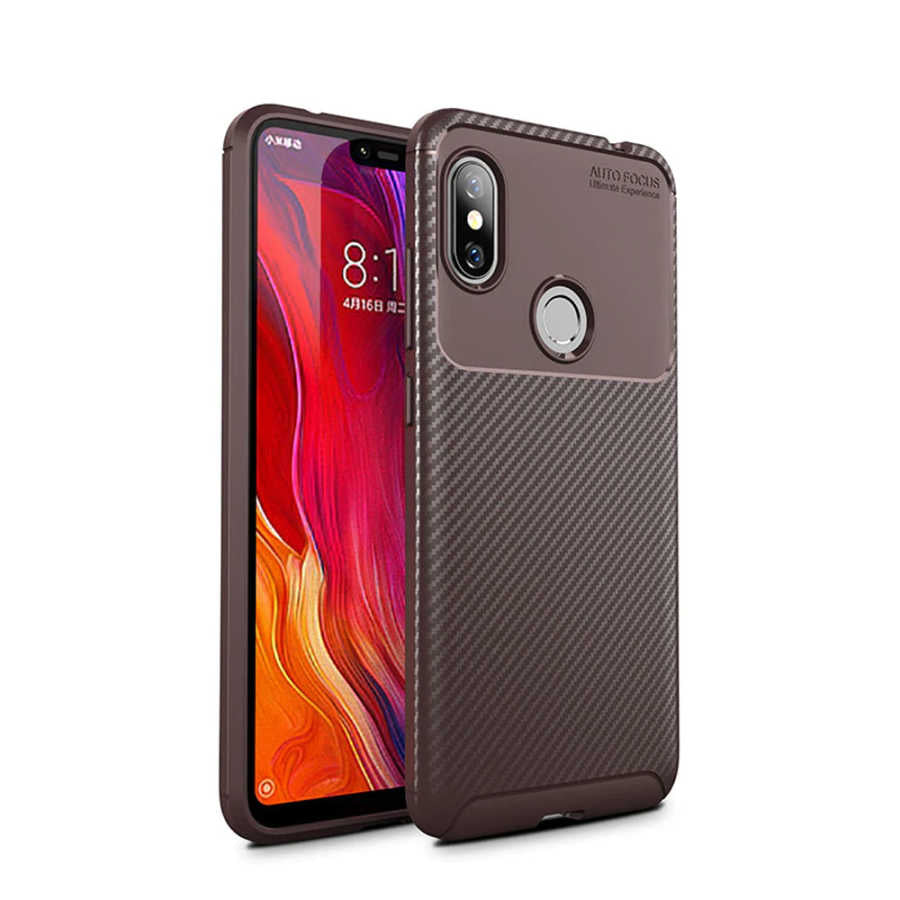Xiaomi Redmi Note 6 Pro Kılıf Zore Negro Silikon Kapak Lacivert