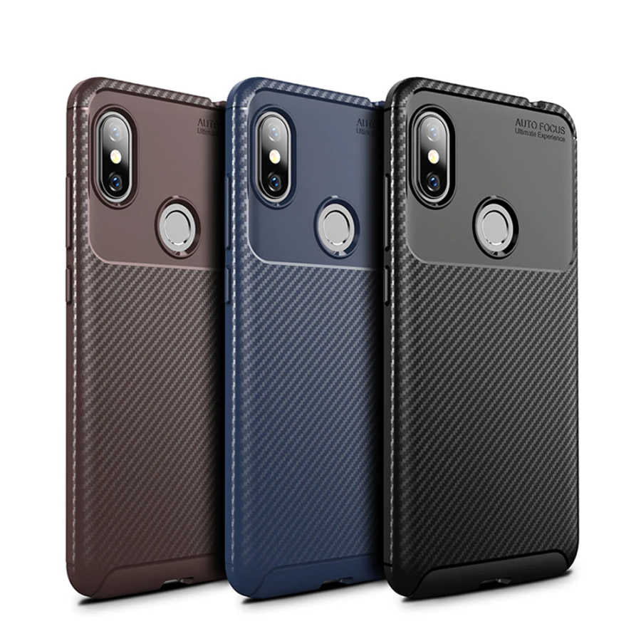 Xiaomi Redmi Note 6 Pro Kılıf Zore Negro Silikon Kapak Lacivert