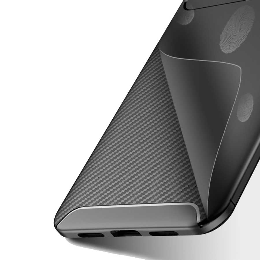 Xiaomi Redmi Note 6 Pro Kılıf Zore Negro Silikon Kapak Lacivert