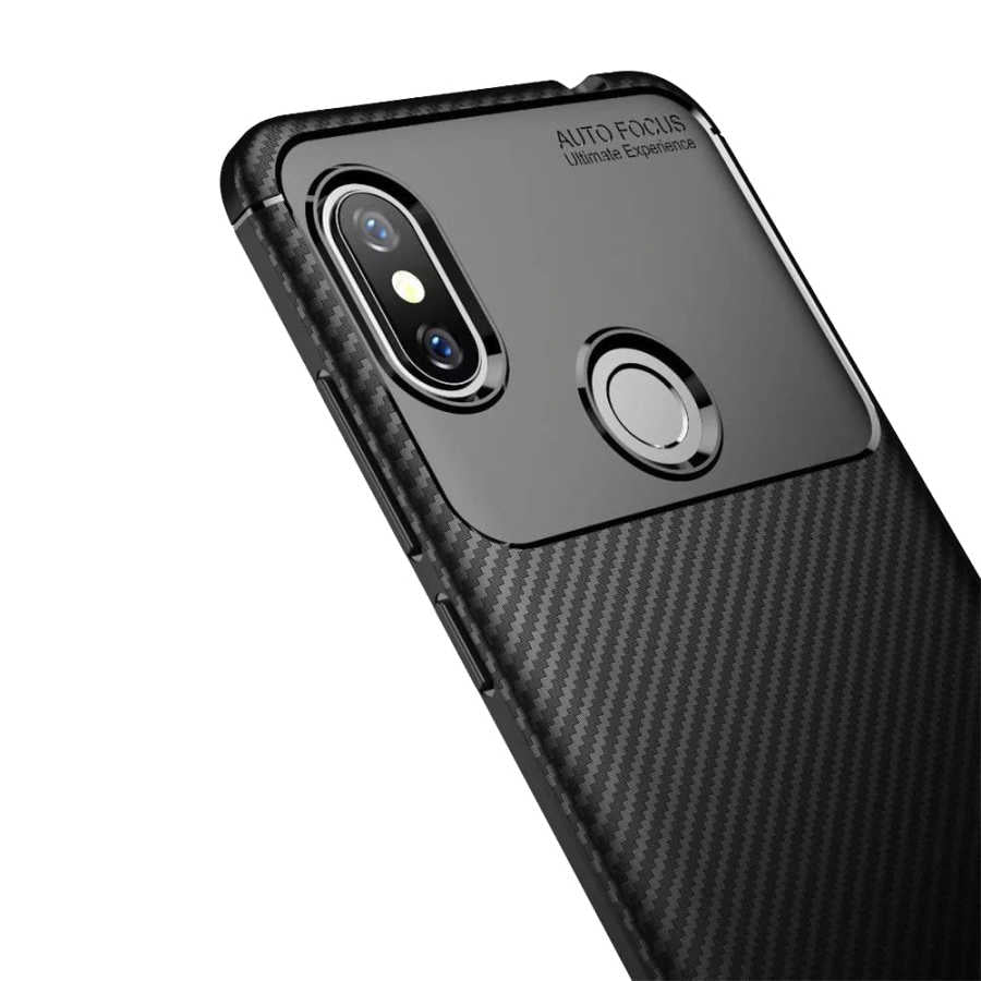 Xiaomi Redmi Note 6 Pro Kılıf Zore Negro Silikon Kapak Siyah
