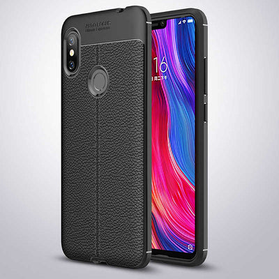 Xiaomi Redmi Note 6 Pro Kılıf Zore Niss Silikon Kapak Gri