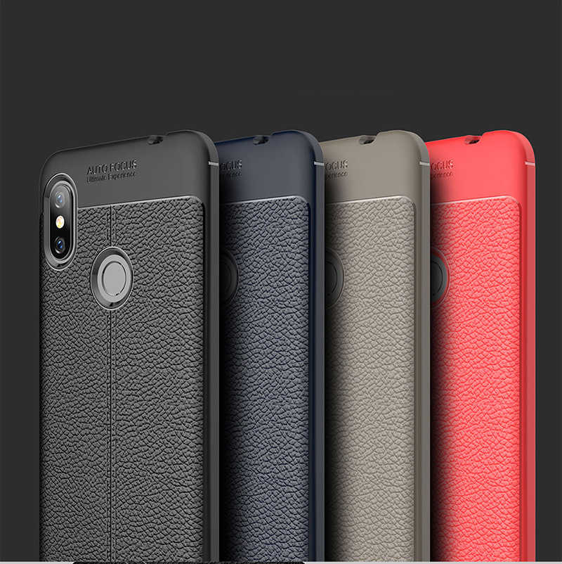 Xiaomi Redmi Note 6 Pro Kılıf Zore Niss Silikon Kapak Kırmızı