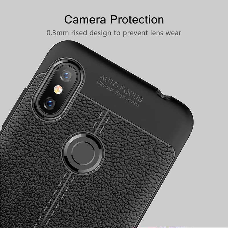 Xiaomi Redmi Note 6 Pro Kılıf Zore Niss Silikon Kapak Kırmızı