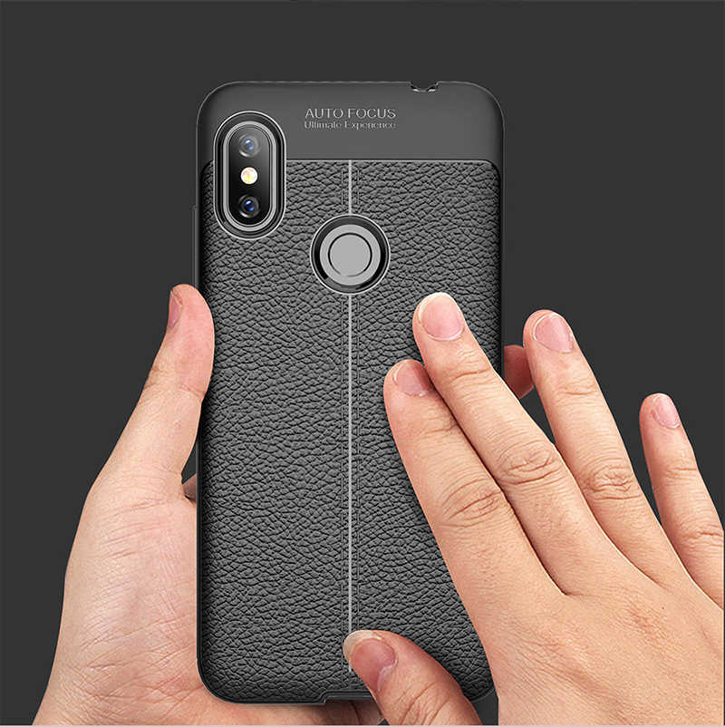 Xiaomi Redmi Note 6 Pro Kılıf Zore Niss Silikon Kapak Kırmızı