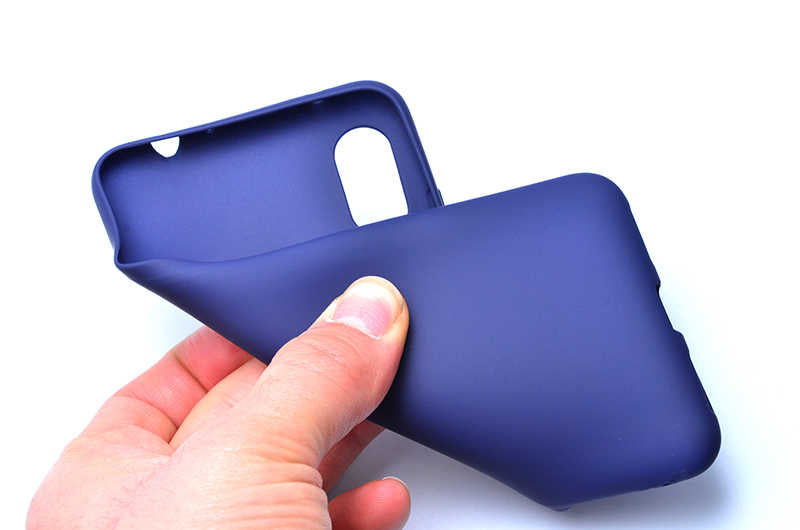 Xiaomi Redmi Note 6 Pro Kılıf Zore Premier Silikon Kapak Saks Mavi