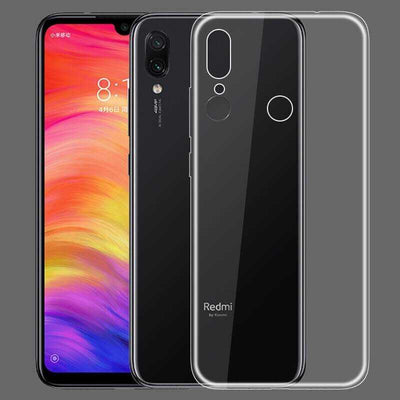 Xiaomi Redmi Note 7 Kılıf Zore Süper Silikon Kapak Renksiz