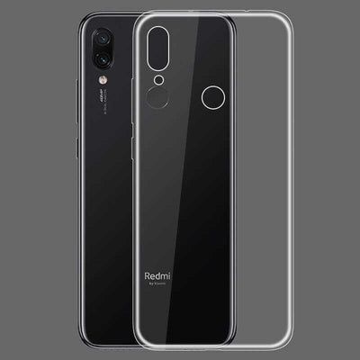 Xiaomi Redmi Note 7 Kılıf Zore Süper Silikon Kapak Renksiz