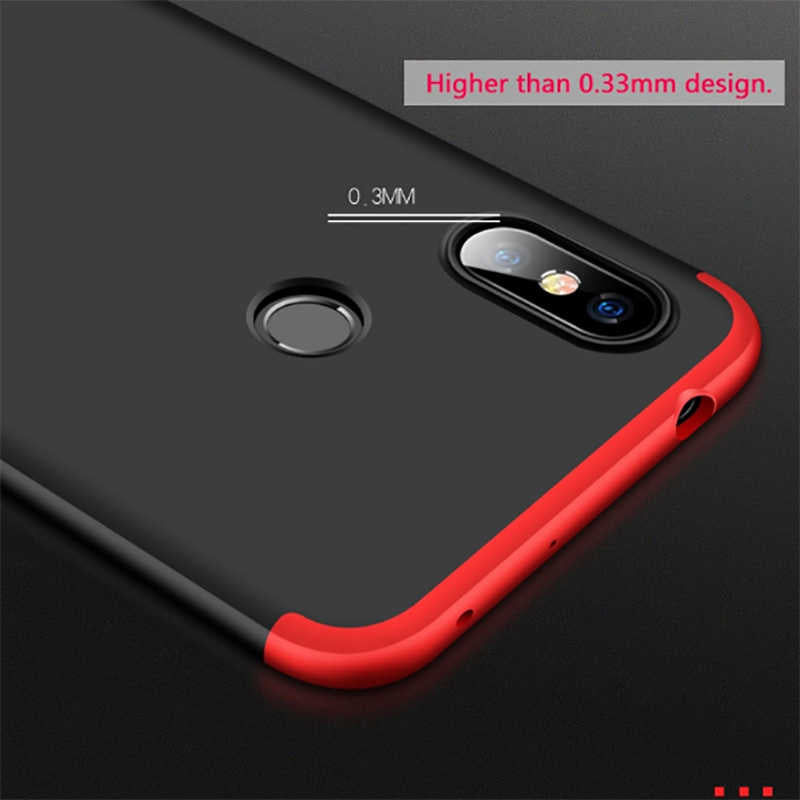 Xiaomi Redmi Note 7 Kılıf Zore Ays Kapak Siyah-Kırmızı