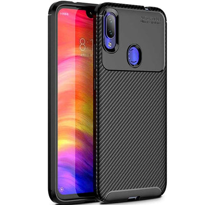Xiaomi Redmi Note 7 Kılıf Zore Negro Silikon Kapak Kahverengi