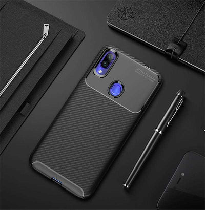 Xiaomi Redmi Note 7 Kılıf Zore Negro Silikon Kapak Siyah