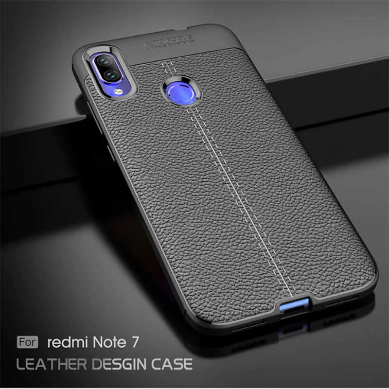 Xiaomi Redmi Note 7 Kılıf Zore Niss Silikon Kapak Siyah