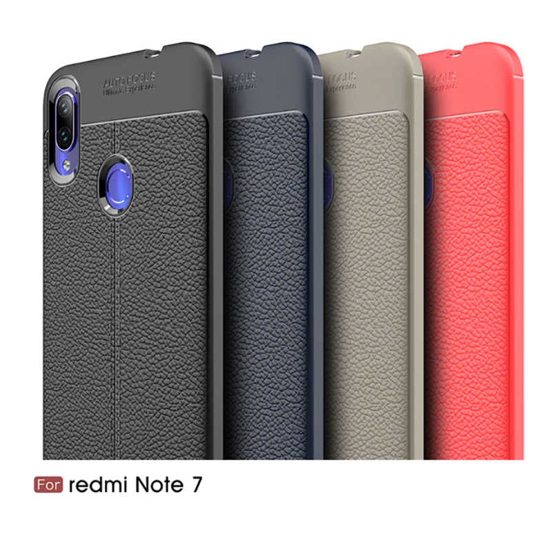 Xiaomi Redmi Note 7 Kılıf Zore Niss Silikon Kapak Lacivert
