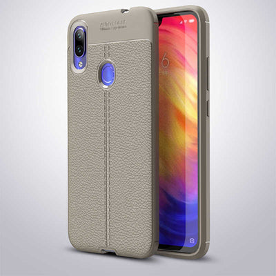 Xiaomi Redmi Note 7 Kılıf Zore Niss Silikon Kapak Gri