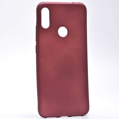 Xiaomi Redmi Note 7 Kılıf Zore Premier Silikon Kapak Mürdüm