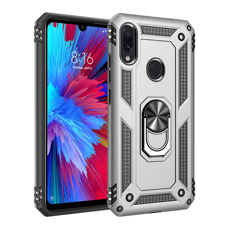 Xiaomi Redmi Note 7 Kılıf Zore Vega Kapak Gri
