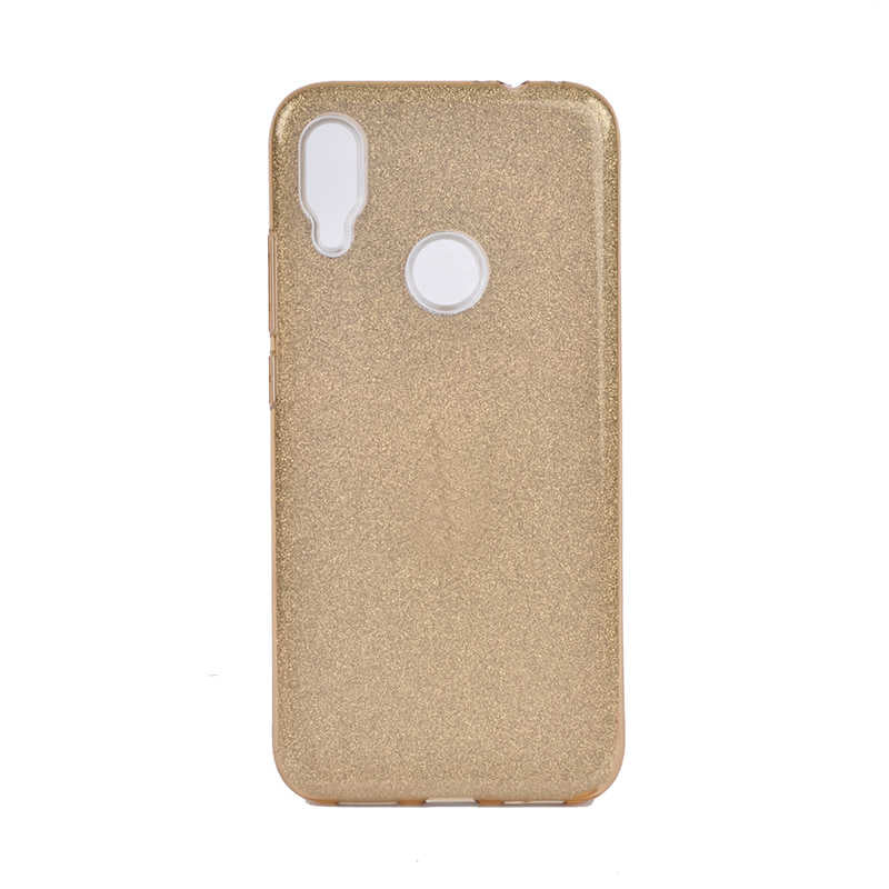 Xiaomi Redmi Note 7 Kılıf Zore Shining Silikon Gold