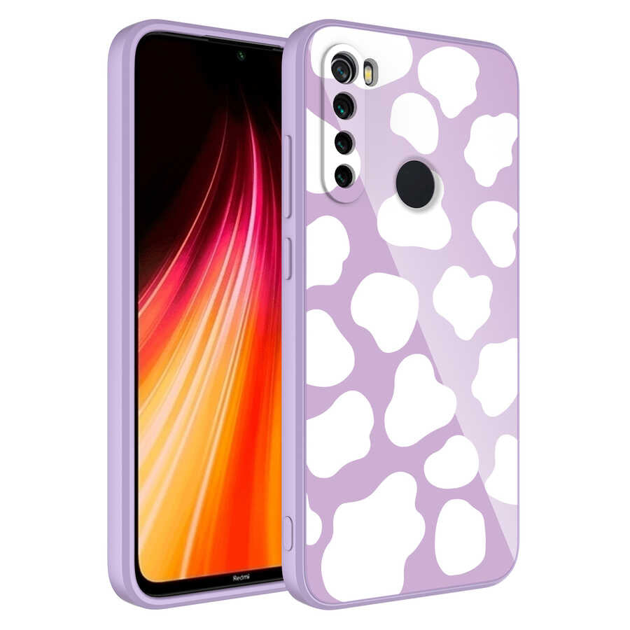 Xiaomi Redmi Note 8 Kılıf Kamera Korumalı Desenli Sert Silikon Zore Epoksi Kapak NO6