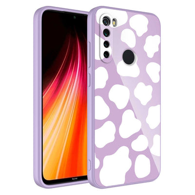 Xiaomi Redmi Note 8 Kılıf Kamera Korumalı Desenli Sert Silikon Zore Epoksi Kapak NO6