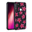 Xiaomi Redmi Note 8 Kılıf Simli Desenli Kamera Korumalı Parlak Zore Popy Kapak Çiçek