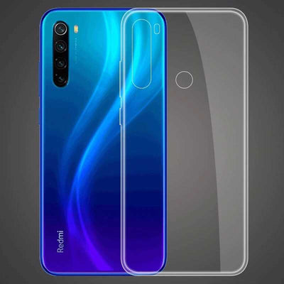Xiaomi Redmi Note 8 Kılıf Zore Süper Silikon Kapak Renksiz