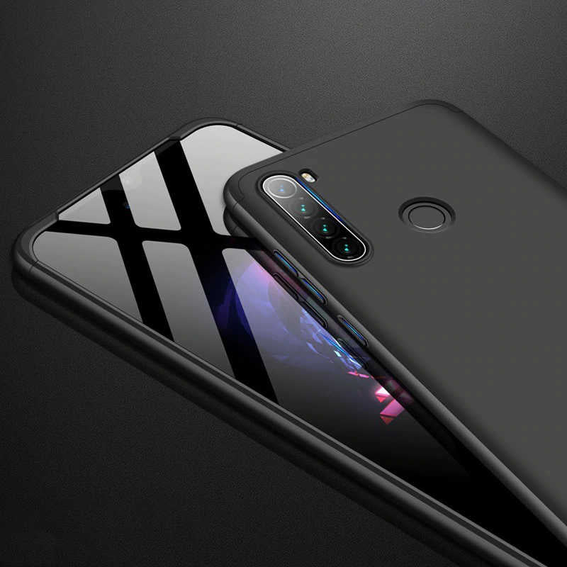 Xiaomi Redmi Note 8 Kılıf Zore Ays Kapak Siyah-Mavi