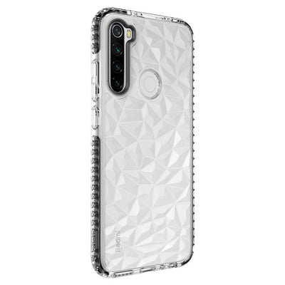 Xiaomi Redmi Note 8 Kılıf Zore Buzz Kapak Siyah