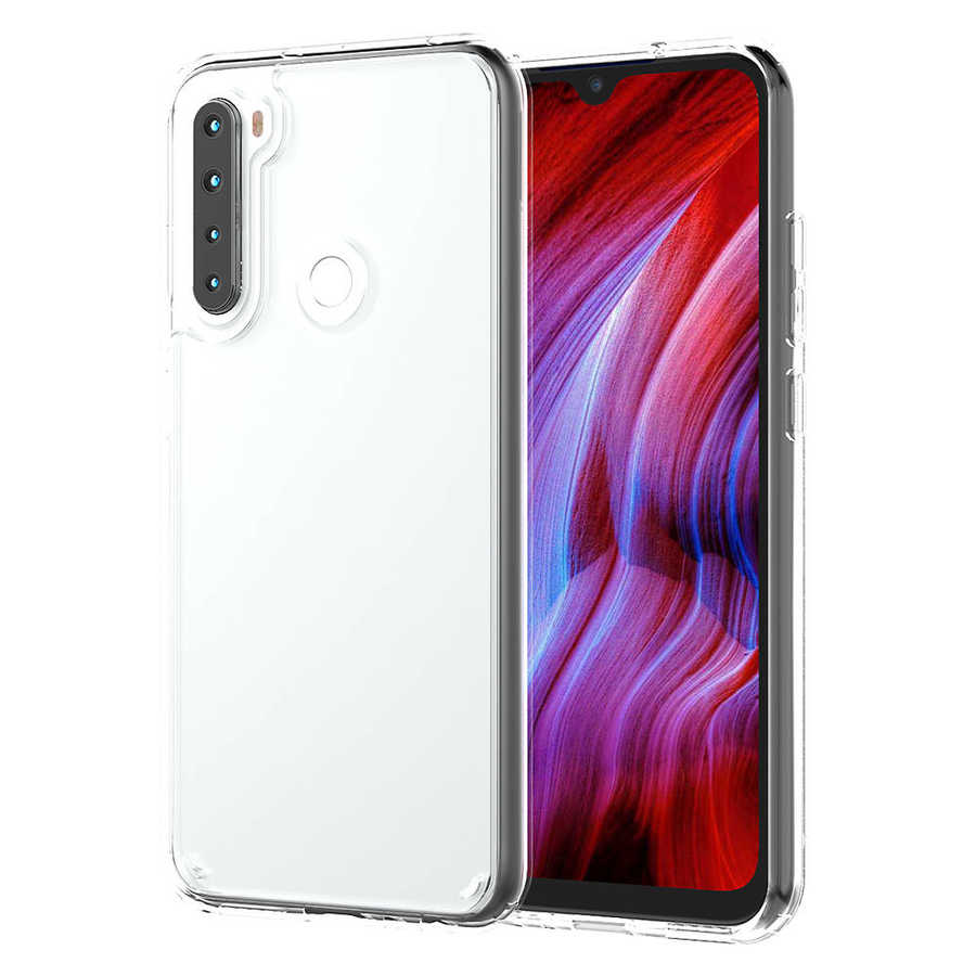 Xiaomi Redmi Note 8 Kılıf Zore Coss Kapak Renksiz