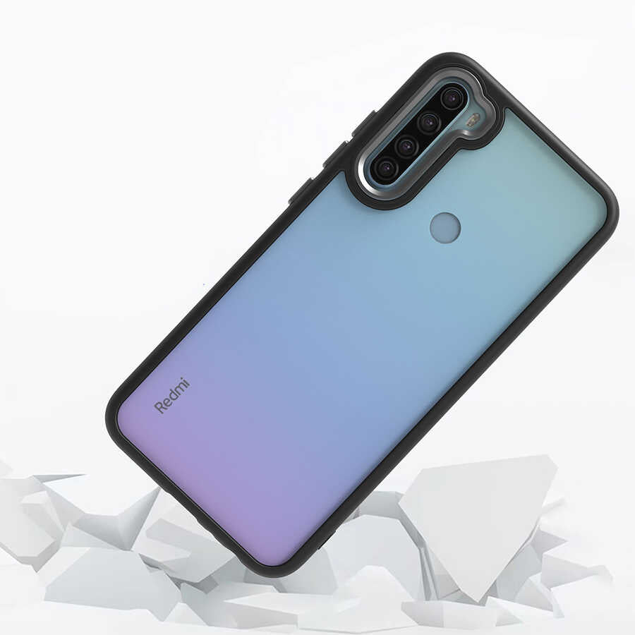 Xiaomi Redmi Note 8 Kılıf Zore Flora Kapak Rose Gold