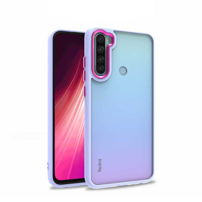 Xiaomi Redmi Note 8 Kılıf Zore Flora Kapak Lila