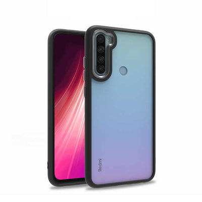 Xiaomi Redmi Note 8 Kılıf Zore Flora Kapak Siyah