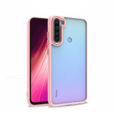 Xiaomi Redmi Note 8 Kılıf Zore Flora Kapak Rose Gold