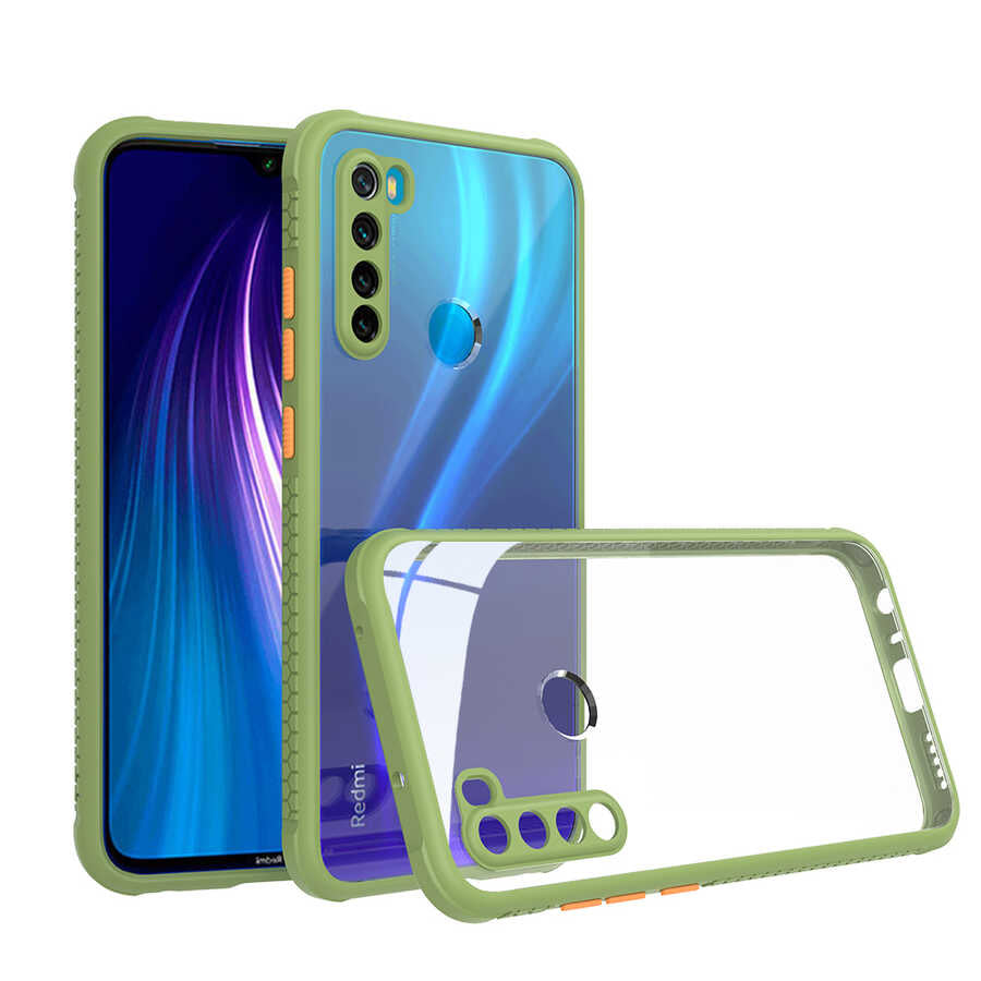 Xiaomi Redmi Note 8 Kılıf Zore Kaff Kapak Siyah