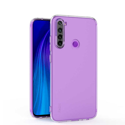 Xiaomi Redmi Note 8 Kılıf Zore Kamera Korumalı Süper Silikon Kapak Renksiz