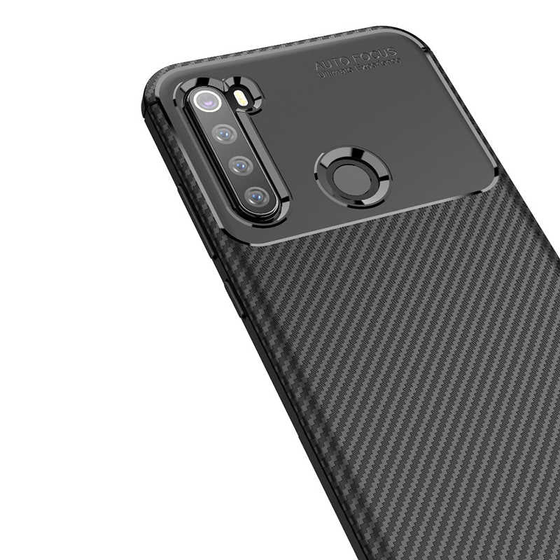 Xiaomi Redmi Note 8 Kılıf Zore Negro Silikon Kapak Kahverengi