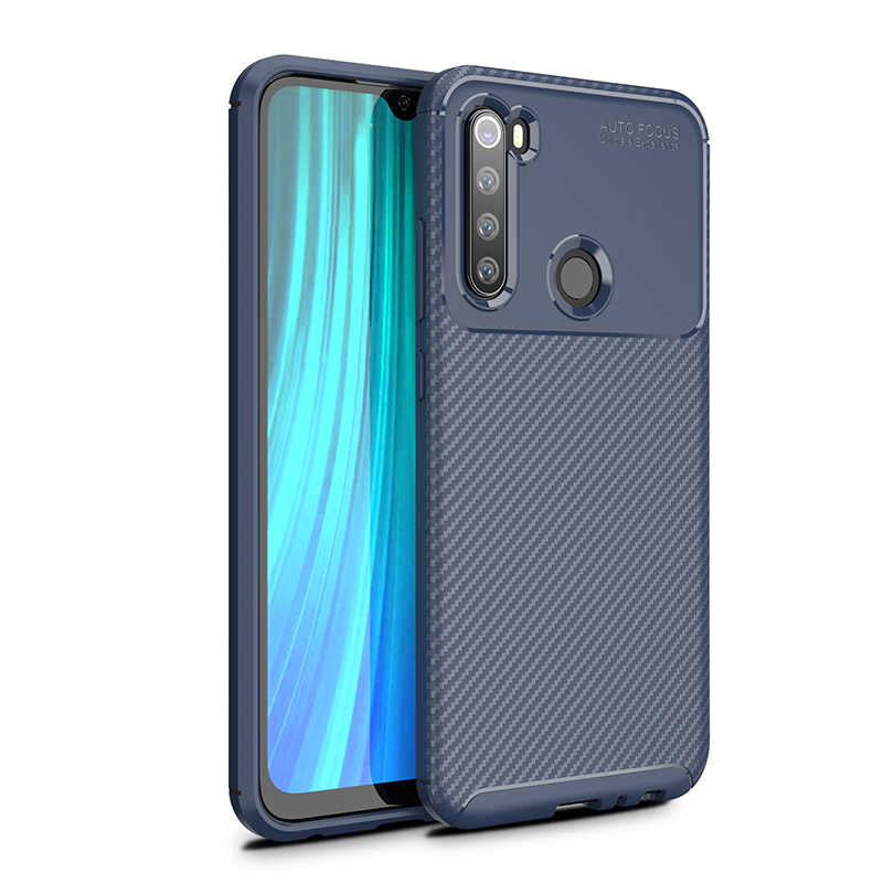 Xiaomi Redmi Note 8 Kılıf Zore Negro Silikon Kapak Kahverengi