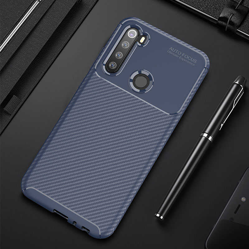 Xiaomi Redmi Note 8 Kılıf Zore Negro Silikon Kapak Lacivert