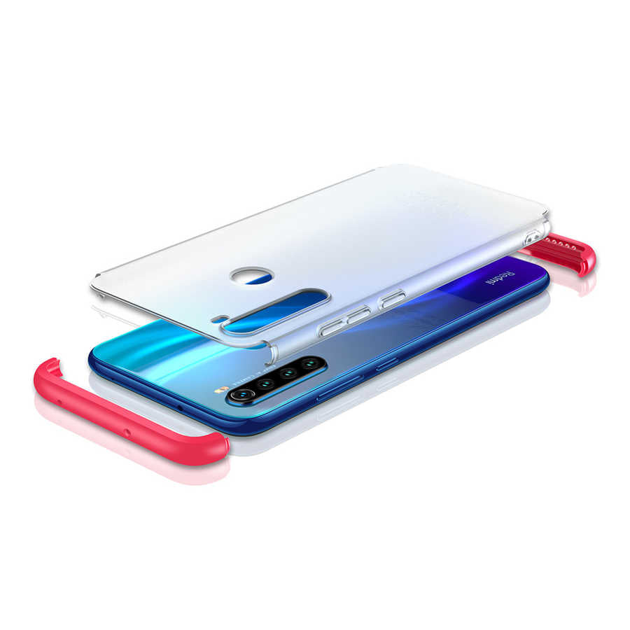 Xiaomi Redmi Note 8 Kılıf Zore Nili Kapak Mavi