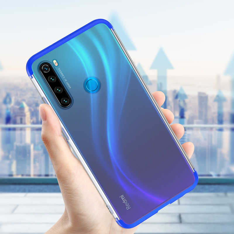 Xiaomi Redmi Note 8 Kılıf Zore Nili Kapak Mavi