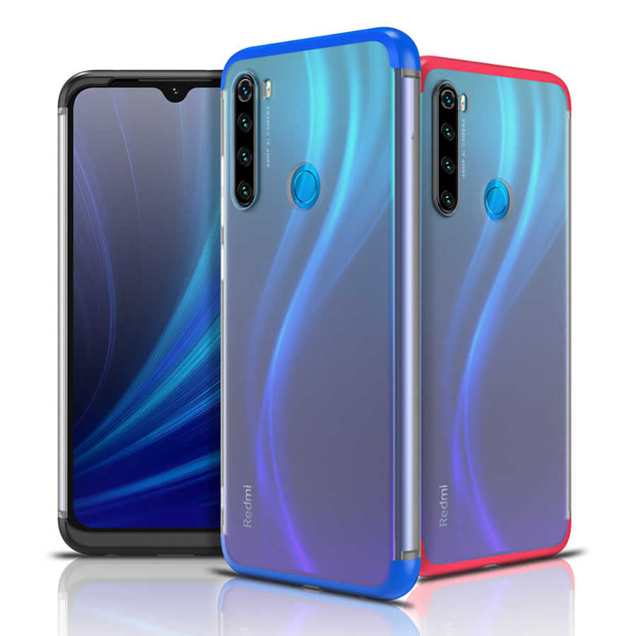 Xiaomi Redmi Note 8 Kılıf Zore Nili Kapak Mavi