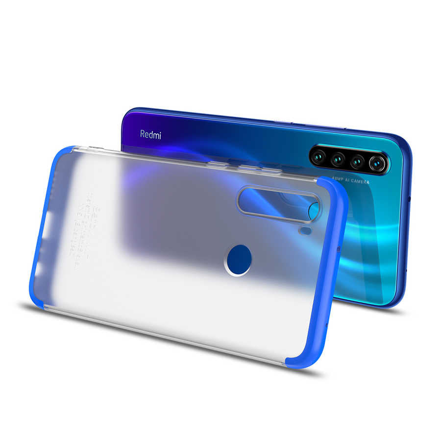 Xiaomi Redmi Note 8 Kılıf Zore Nili Kapak Mavi
