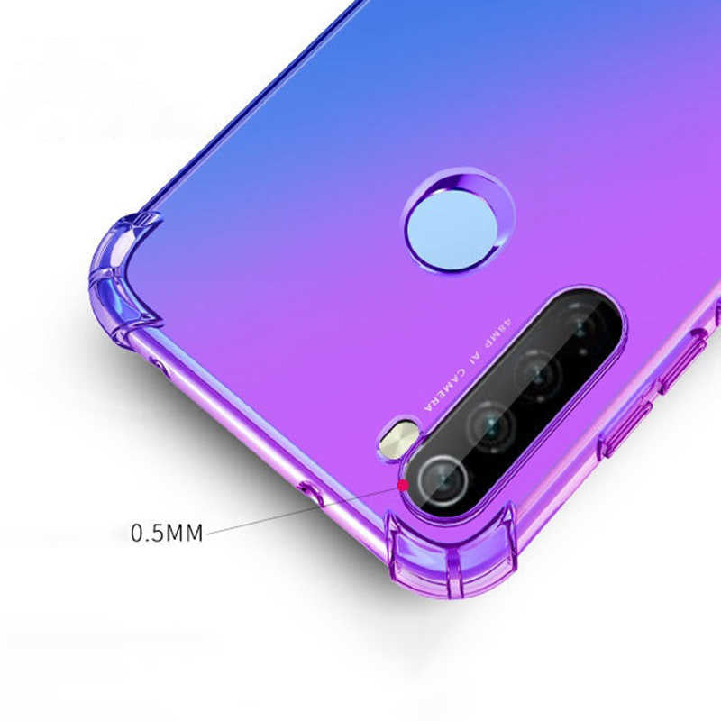 Xiaomi Redmi Note 8 Kılıf Zore Nitro Anti Shock Silikon Renksiz