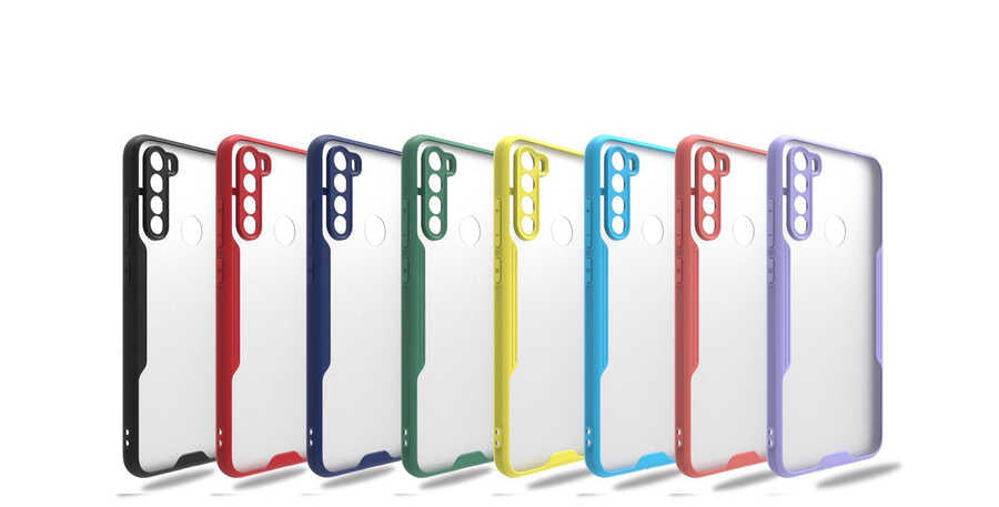 Xiaomi Redmi Note 8 Kılıf Zore Parfe Kapak Lacivert