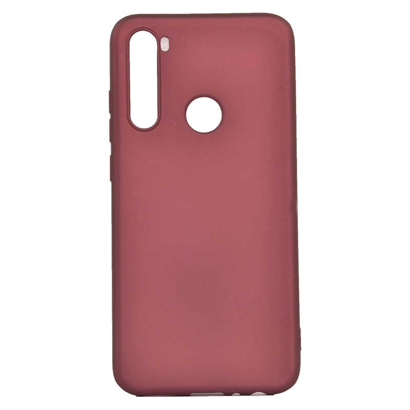 Xiaomi Redmi Note 8 Kılıf Zore Premier Silikon Kapak Mürdüm