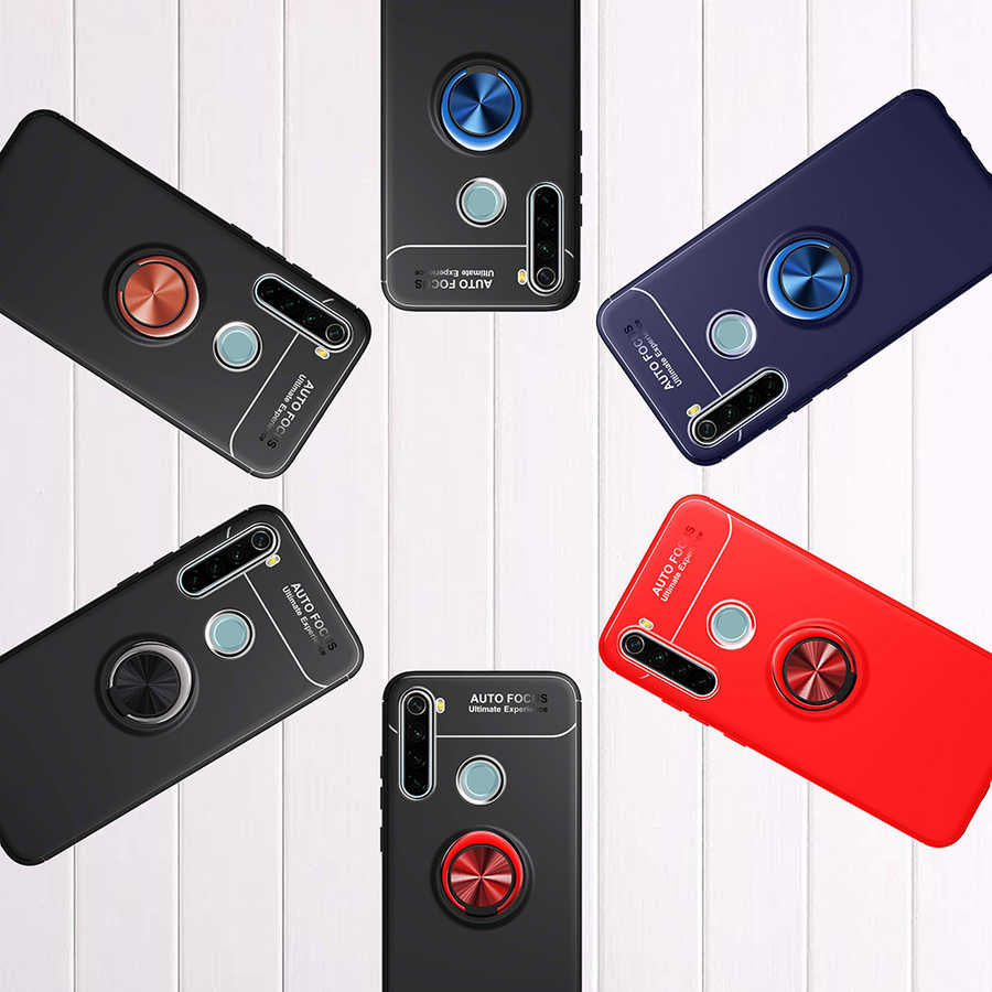 Xiaomi Redmi Note 8 Kılıf Zore Ravel Silikon Kapak Kırmızı