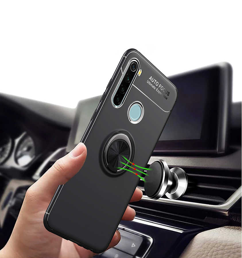 Xiaomi Redmi Note 8 Kılıf Zore Ravel Silikon Kapak Mavi