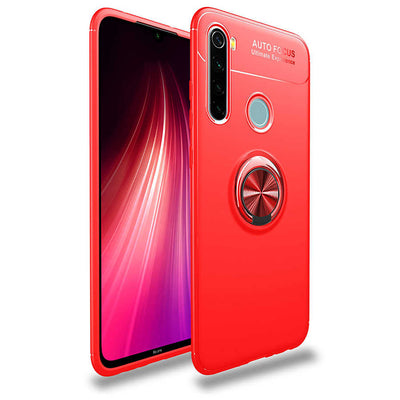 Xiaomi Redmi Note 8 Kılıf Zore Ravel Silikon Kapak Kırmızı